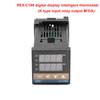 Digital PID Temperature Controller REX-C100 REX C100 Thermostat + 40DA SSR Relay+ K Thermocouple 1m 2M Probe RKC