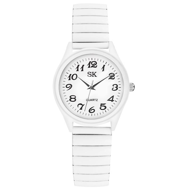 

Чоловічі Жіночі Парні Годинники Еластичний Браслет з Нержавіючої Сталі Простий Цифровий Кварцовий Годинник для Закоханих Аналогові Годинники FOR Women