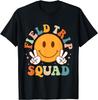 Retro Smiley Field Trip Squad Peace Sign T-shirt