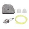 Aluminiumlegierung Zündkerze Luftfilter Kraftstoffleitung Primerbirne Kit für Stihl FS90 FS100 FS110 FS130