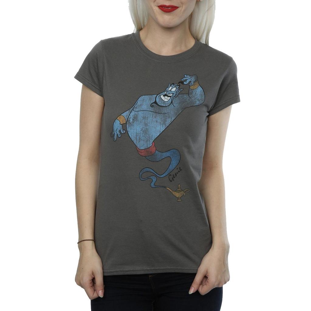 Aladdin Womens/Ladies Classic Genie Heather T-Shirt