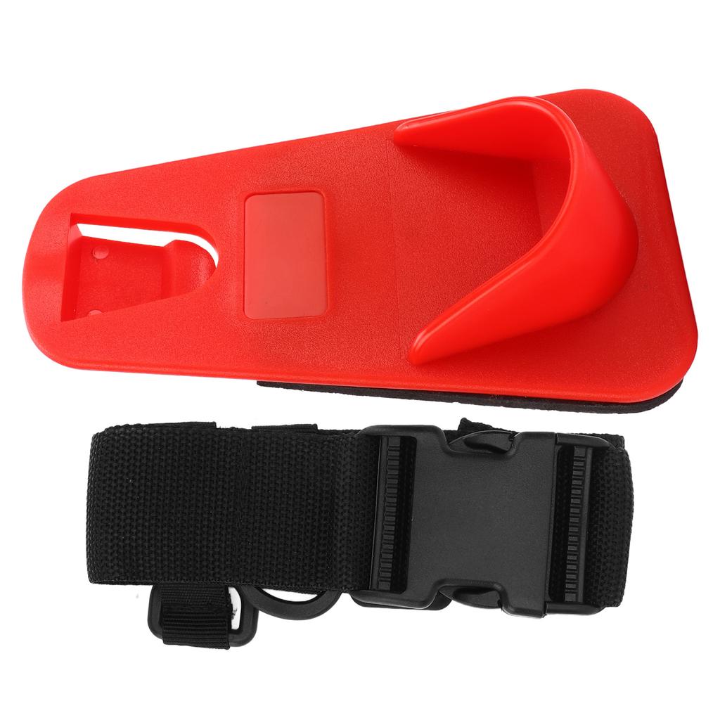 Fishing Belly Top Belt Fishing Waist Rod Holder Belt for Freshwater Saltwater Red
