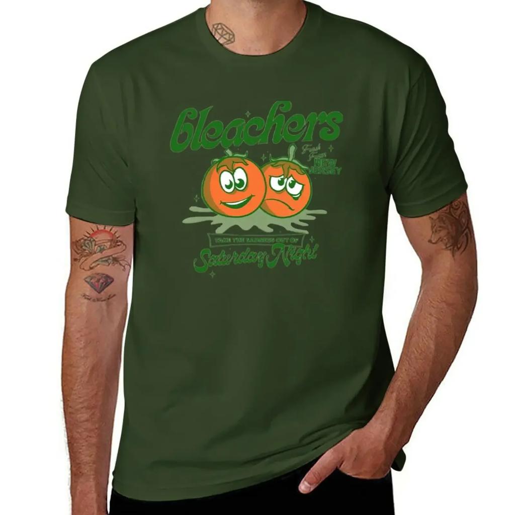 bleachers T-Shirt sports fans oversizeds heavy weight t shirts for men