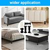 Adjustable Height Furniture Support Legs Heavy-Duty Bed Beam Support Leg  Bed Bottom