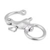 2Pcs Snap Shackle Stainless Steel 316 Buckle Brace Ring Useful Tool Round Ring Shackle 76mm
