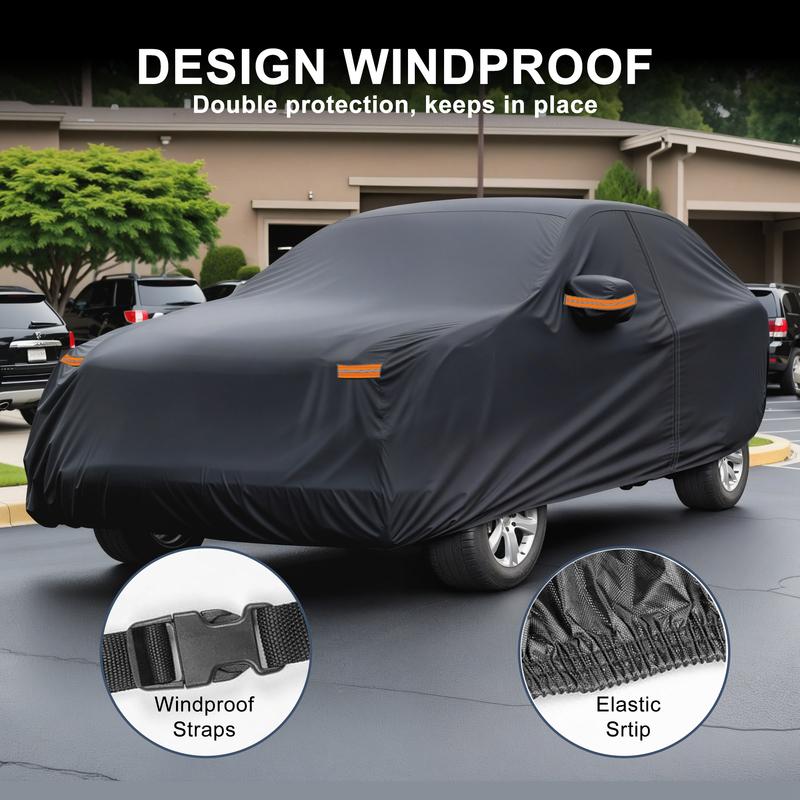Motoforti Car Cover for Subaru Outback 210D-PU Outdoor Full Car Cover All Weather with Door Zipper