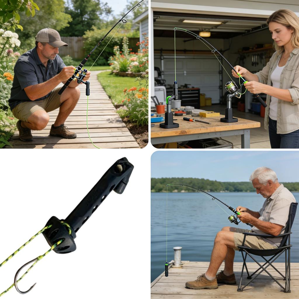 Portable Magnetic Fly Threader for Small Hook Eyes Quick Threading Tool Multifunctional Fly Fishing Gear Tackle Accessories