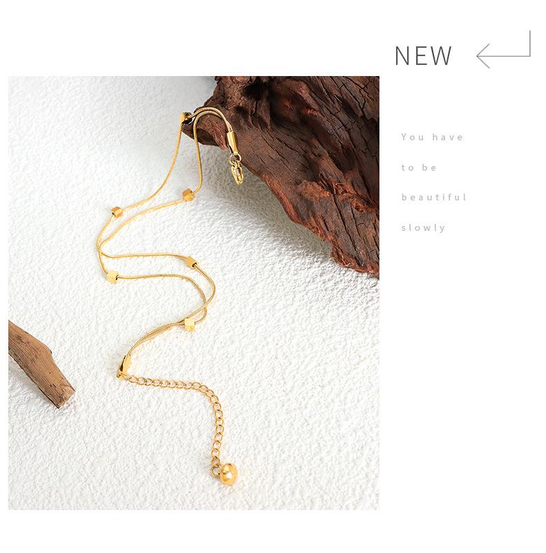 Elegant Non-Fading Anklet: Luxury Fashion for Women – Trendy, Dreamy Summer Foot Chain