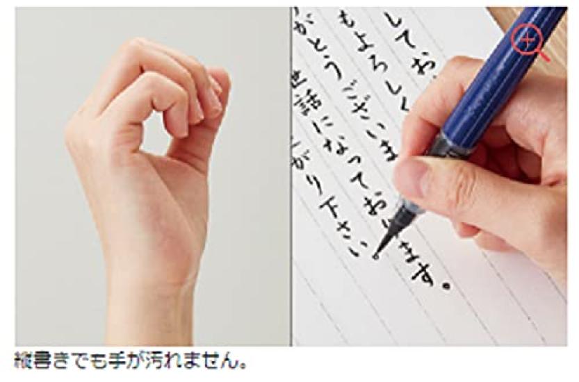 Pentel Brush Extra Fine XFPD5F and Medium 1 Pencil and 5 Cartridges Quick-Drying Pens, XFPD5L,