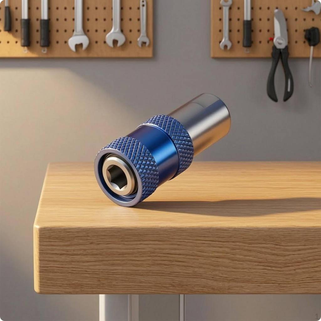 DrilltoScrewdriver Adapter Hardened Alloy Steel Hex Shank Quick Change Socket Driver