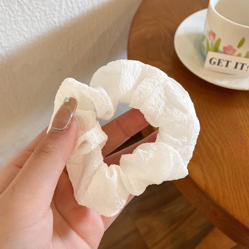 Elastico per Capelli da Donna Stile Coreano di Alta Gamma - Elastico a Forma di Intestino per un Look Semplice ed Elegante