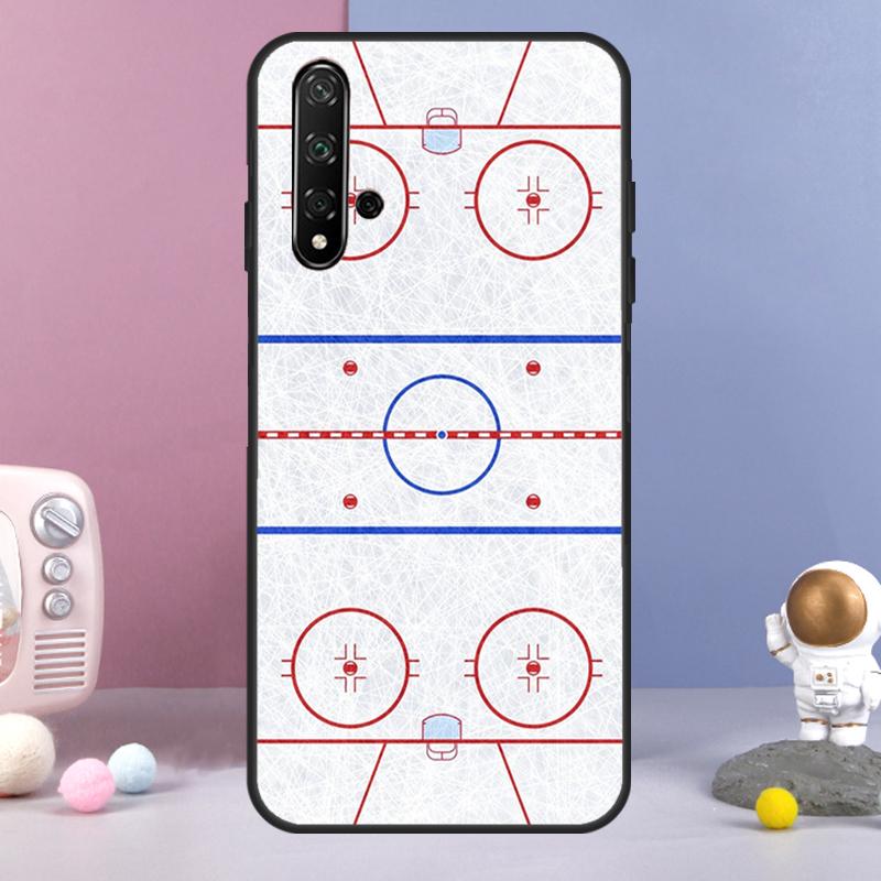 Ice Hockey Rink Sport For Huawei Nova 9 10 SE 3i 7i 8i 11i 12i Y60 Y61 Y70 Y72 Y73 Y90 Y91 P20 P30 P40 Lite Case