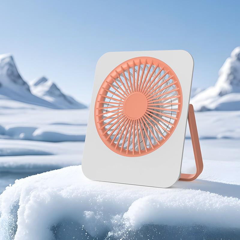 2025 Portable USB Rechargeable Mini Wall-Mounted Desktop Fan - Silent, Lightweight & Powerful