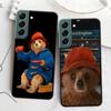 Cute P-Paddington Bear Phone Case For Samsung Galaxy S22 S25 Ultra S21 S10 Plus S26 Edge S20 S23 S24 FE Cover Silicone Soft