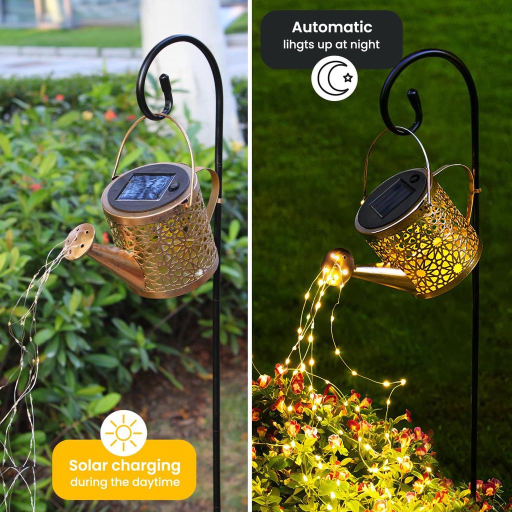 JYL TS/015,Solar Watering Can Light Waterproof Outdoor Lawn Lamp for Garden Landscape and Patio Ornament