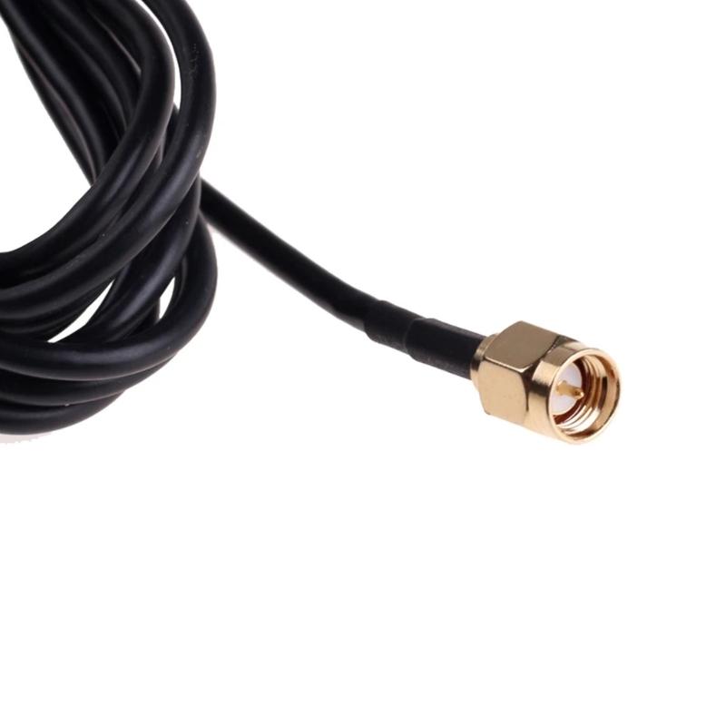 Waterproof Vehicle Global Positioning System Antenna with Long Cord for Easy Installation Reliable Satellite Signal Lock