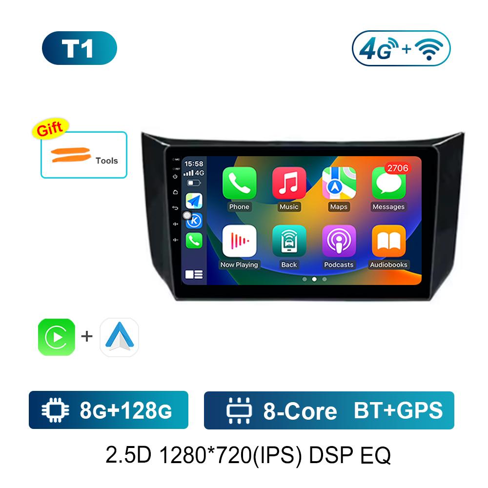 9 inch for Nissan Sylphy B17 Sentra 12 2013 - 2018 Car Intelligent  Android System GPS Navi WiFi BT IPS Screen 4G DSP Stereo