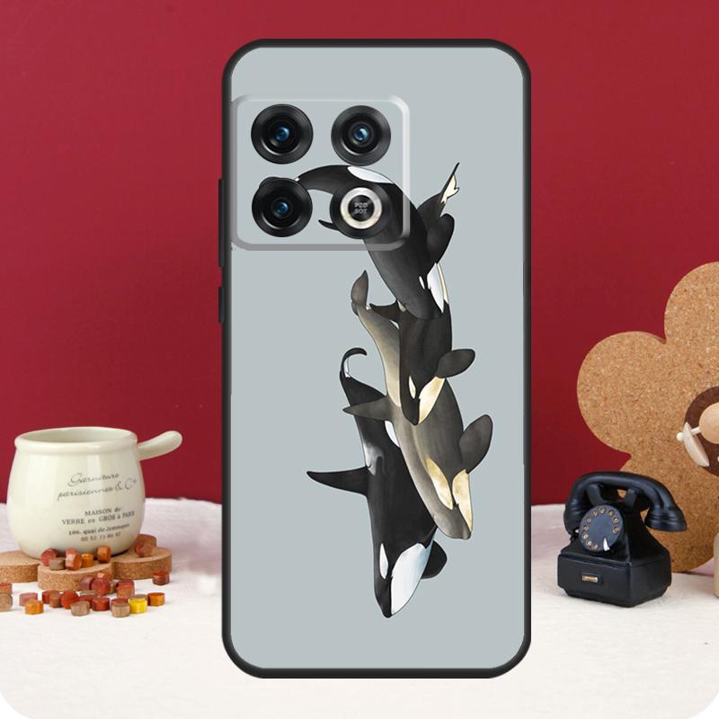 

Orcas Killer Whales Cover For OnePlus 13 12 11 13R 12R 10 Pro 8T 10T OnePlus Nord CE 4 3 2 Lite N30 N20 N10 Case OnePlus Nord 4