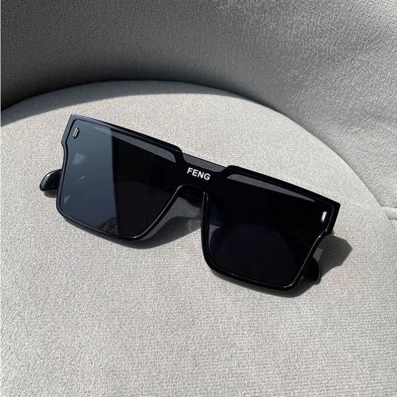 3Pcs Vintage Square Frame Sunglasses Elegant Light Luxury Style Sunscreen Fashion Sunglasses