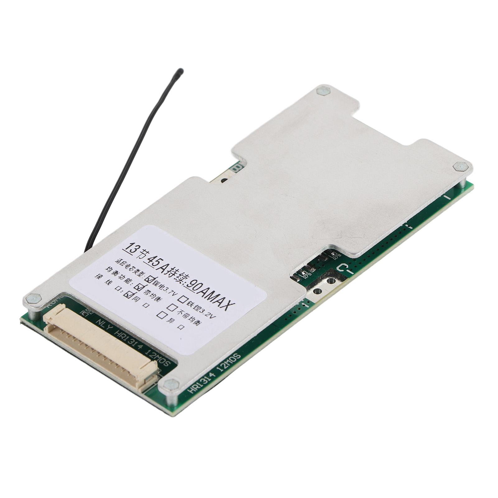 

13S 45A Lithium Battery Protection BMS PCB Board with Balance Charge