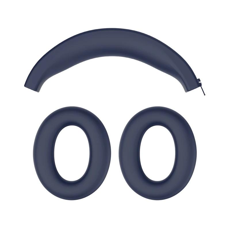 For Edifier WH700NB Active Noise Cancelling Wireless Headphones soft Ear muffs / zipper headband silicone protective cover