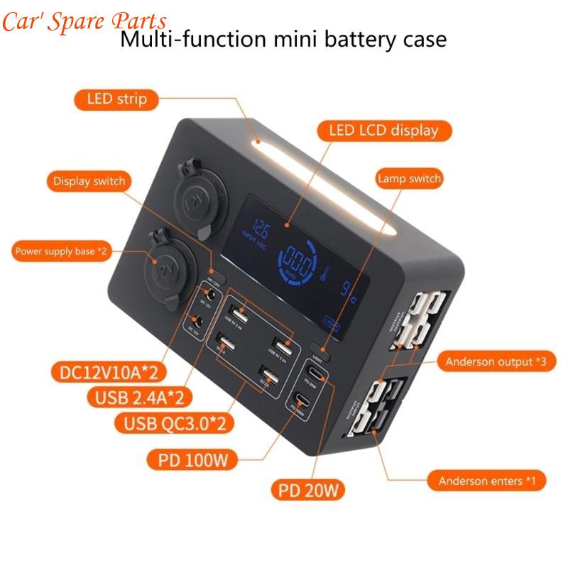 Y4UA Mini Car USB Power Socket With Multiple Fast Charging For Smartphones
