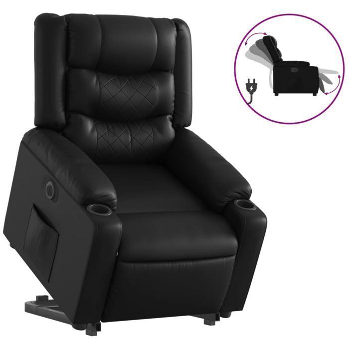VidaXL Fauteuil Inclinable Électrique, Chaise de Relaxation avec Dossier et Repose-pied Réglables, Siège de Salon Salle de 3206559