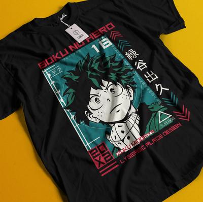 Deku T-Shirt My Hero Academia Bakugo Katsuki T-Shirt Anime Midoriya Dabi Shoto T-Shirt