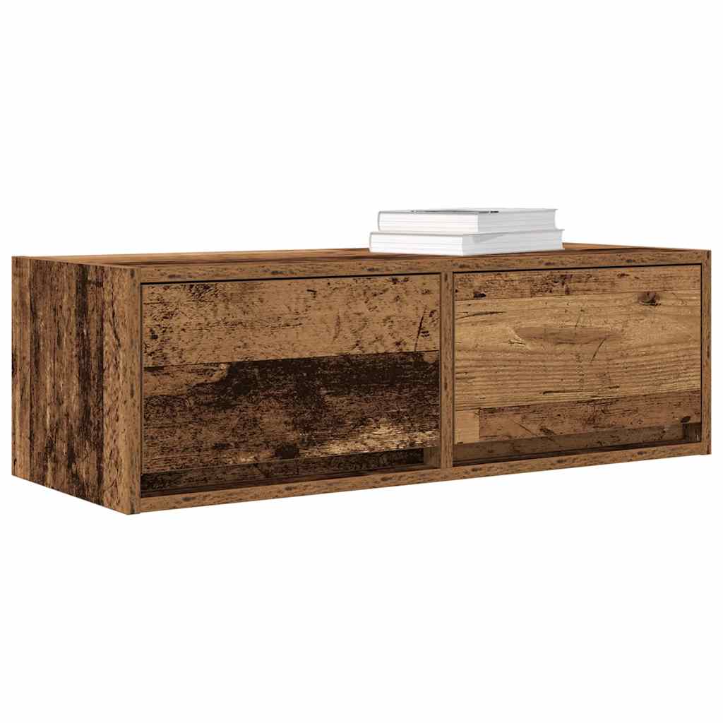 TV Cabinet with Rustic Wood Look 80 x 31 x 25.5 cm Particleboard