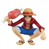 One Piece Luffy Sitting Pose Pvc Figure With Collectible Display For Anime Fans