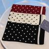 Polka Dot Silk Scarf: Versatile Spring/Autumn Accessory & Hairband for Women