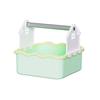 Small Bird Litter Box With Removable Garbage Can For Parakeets Cockatiels And Parrots