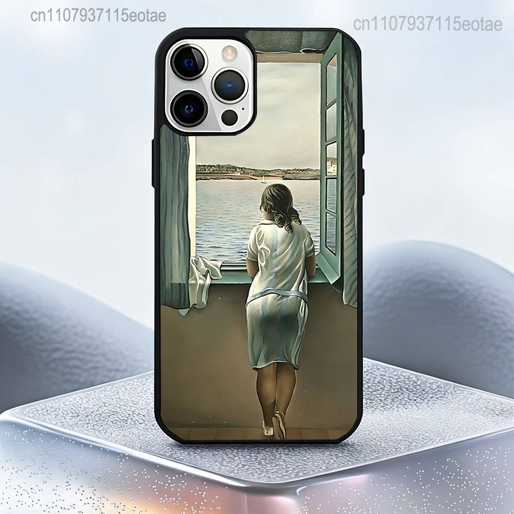 S-Salvador Art D-Dali PAINTINGS Magnetic Wireless Charging Case For iPhone 11,12,13,14,15,16,17,Pro,Max,Plus Shockproof Cover