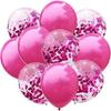 10pcs Mix Black Silver Confetti Balloons Wedding Birthday Party Decoration Metallic Helium Balloon Baby Shower Glitter Globos