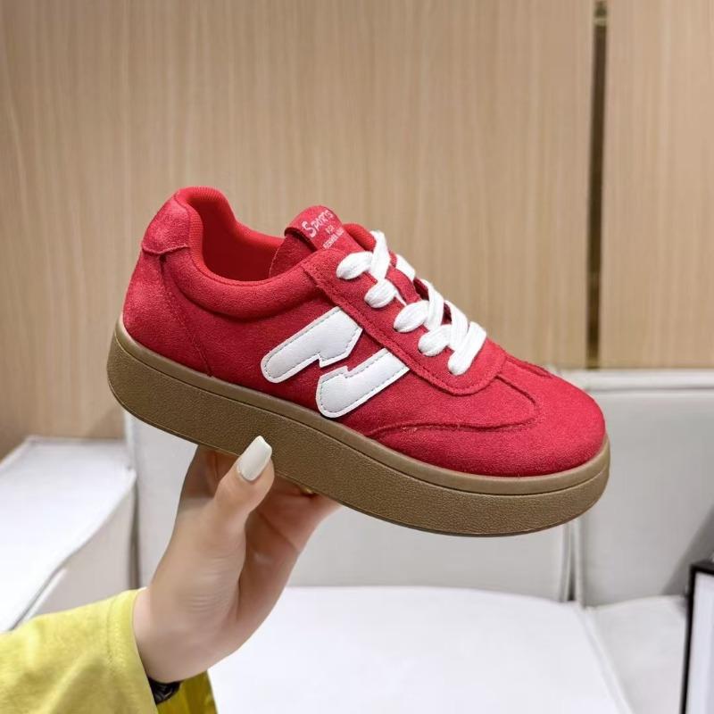 

Retro women s spring new women s flat baseplate shoes comfortable sports and leisure shoes 40 красный