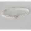 Women's Stylish New Pearl Belt With Crystal Flower Design Ideal For Dress Accessories