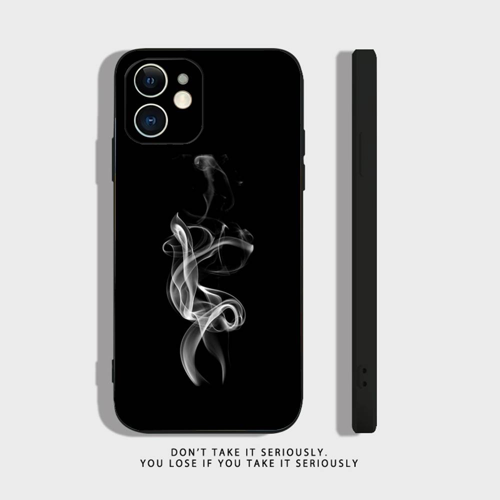 

Чехол для телефона на тему сигарет для iPhone 17,16,15,14,13,12,11,XR,Pro,XS,Max,XR,Plus,Mini Мягкий силикон Черный Ударопрочный iPhone13mini