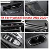 Car Door Speaker / Water Cup Holder / Window Lift / Dashboard Air Vent Cover Trim Accessories For Hyundai Sonata DN8  -