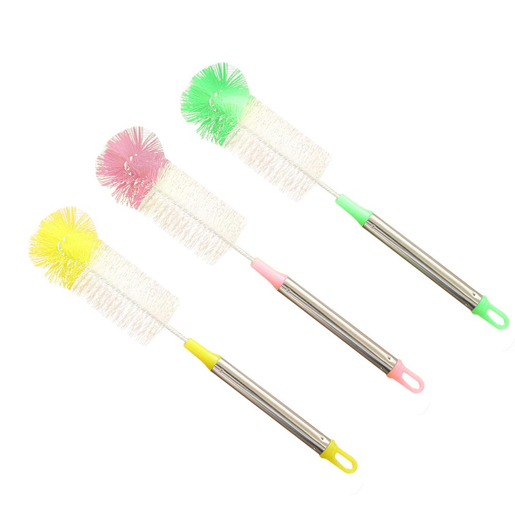 

Щетка для чашки с длинной ручкой, нейлоновая щетина, нескользящая ручка, средство для чистки, стаканы, гибкие кружки, чашка Cle E8B2 random color-1pcs