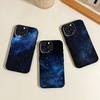 Sternenklare N-Nacht S-Himmel Handyhülle Für iPhone 17,16,15,14,13,12,11 Plus,Pro Max,XS,Weiche Silikon Schwarze Hülle