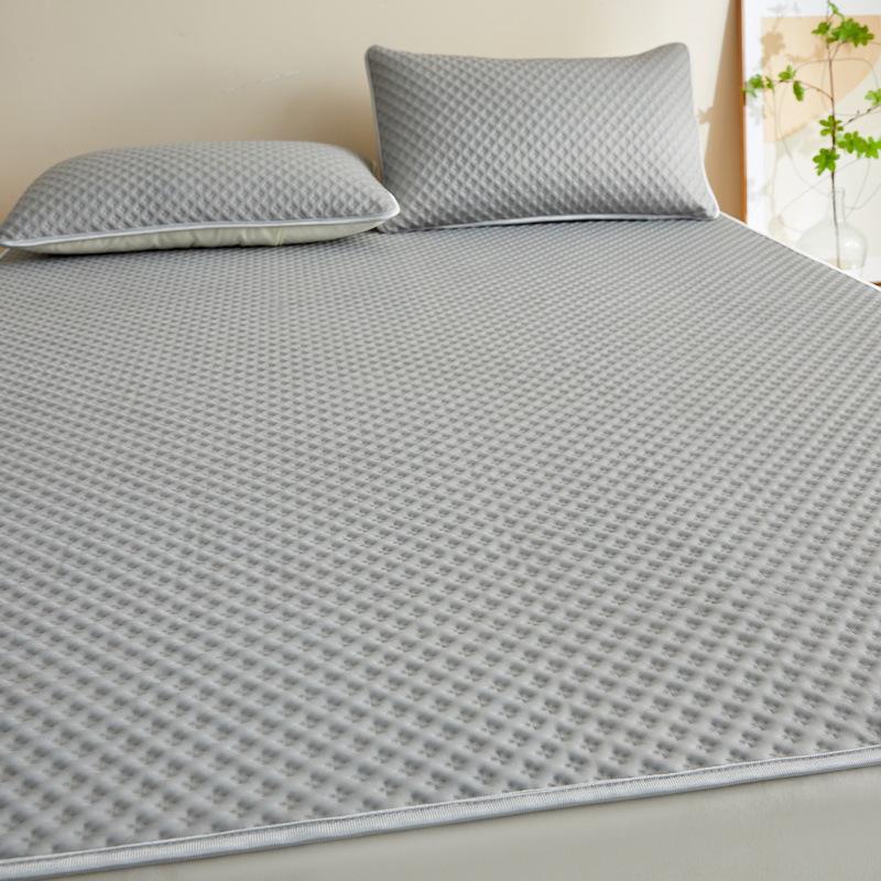 Zomer IJszijde Koelmat Drie Delig Set: Opvouwbaar, Wasbaar, Geschikt voor Airconditioning, voor Studentenkamer en Enkele Bedden