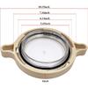 350090 Clamp and 350091 Lid Replacement for Superflo Inground Pool and Spa Pumps,Include O-Ring,Complete Pool Pump Locking Ring Aftermarket Part.