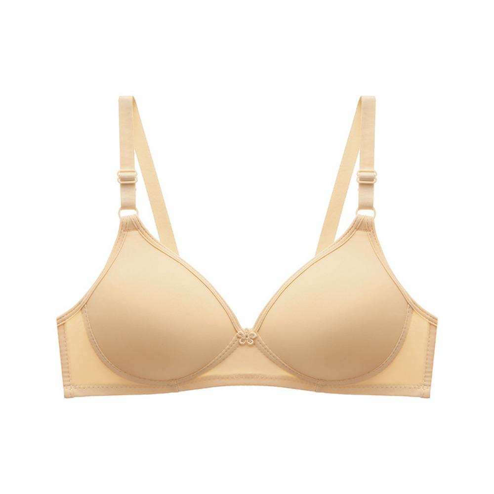 

Однотонный двубортный бюстгальтер без косточек для среднего и пожилого возраста с маленькой чашкой, нижнее белье для матери 42/95 жёлтый