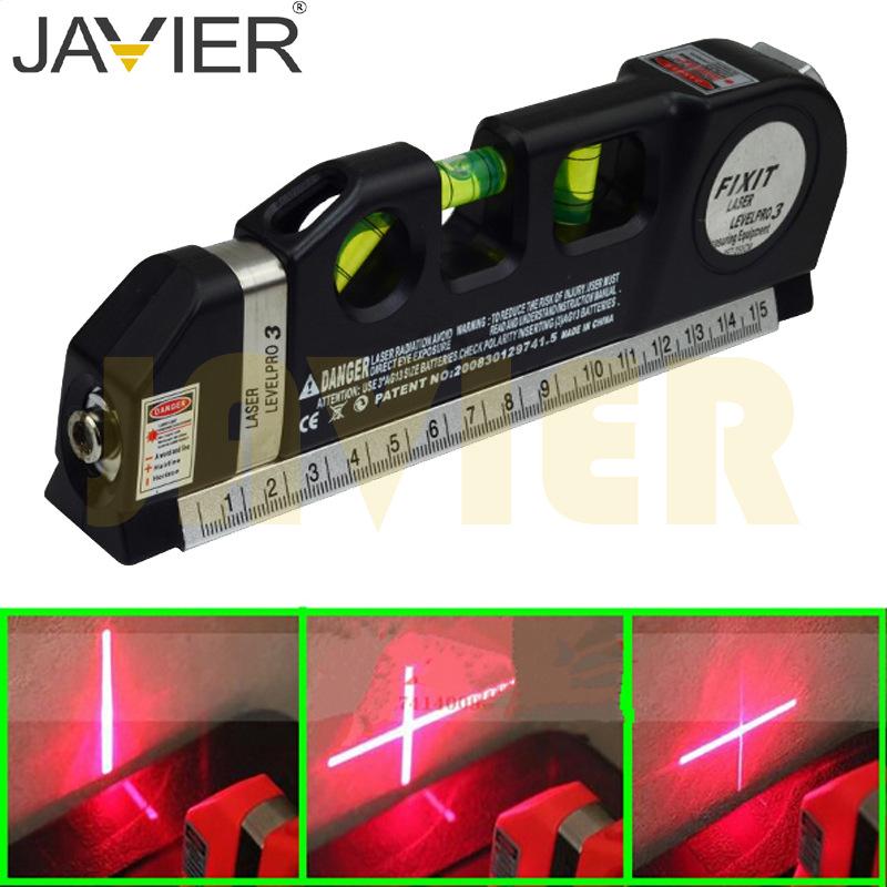 JAVIER Multi-Function Laser Tape Measure with Cross Line Level