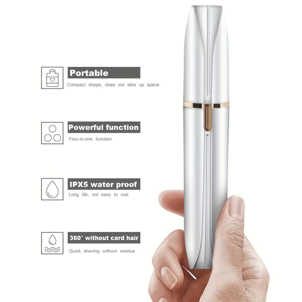 4 In 1 Womens Electric Eyebrow Trimmer Eye Brow Shaper Pencil Face Hair Remover For Women Automatic Eyebrow Shavers Pocketknife