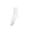 Unisex Xinjiang Cotton Mid-calf Socks: Odor-resistant, Sweat-wicking, Non-slip, Thin, Solid Color for Spring/Autumn, Perfect for Sports.