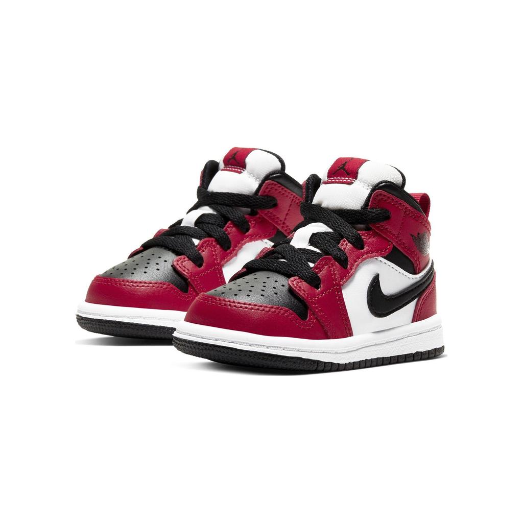 (TD) Air Jordan 1 Mid 'Chicago Black Toe' Baby 640735-069