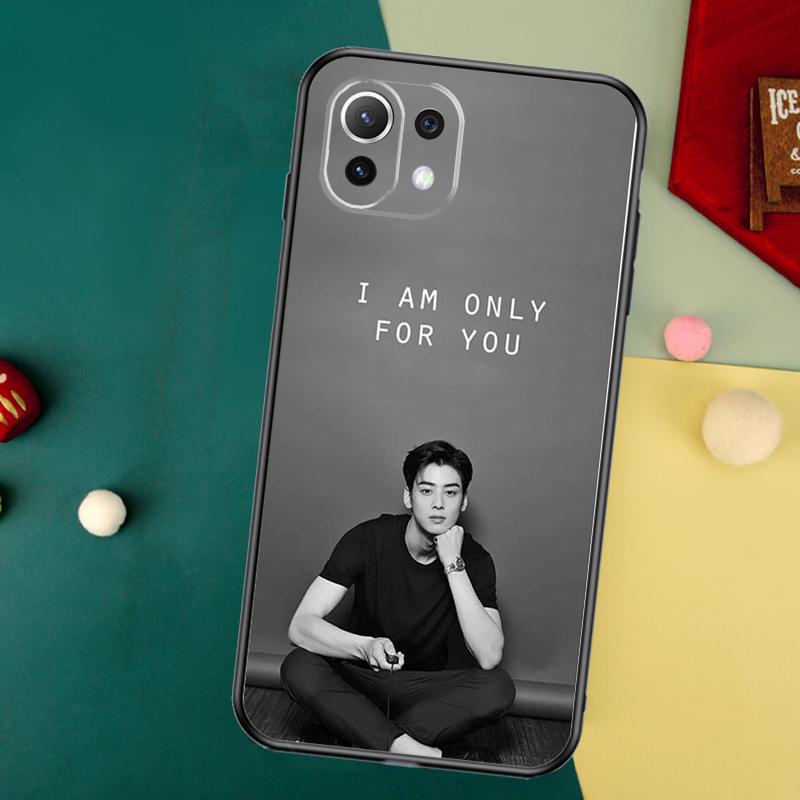 Cha Eun Woo Korean actor singer Case For Xiaomi 14T Pro 11T 12T 13T 13 14 15 Ultra POCO X7 Pro X3 X5 M6 F5 F6 X6 Pro Cover