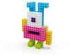 Komplet klocków konstrukcyjnych - Meli Cube Pink 100 el.