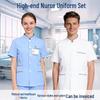 High-End Nurse & Doctor Uniform: Women's Long-Sleeve Set, Short-Sleeve Coat, Chinese Style